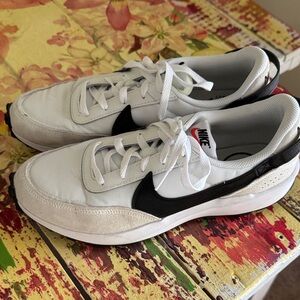 Nike White and Black Athletic Shoes